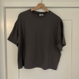 H & M Grey Boxy Tee